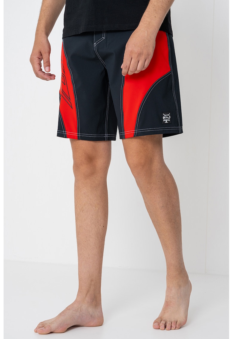 Pantaloni scurti d ebaie cu model colorblock Mercury