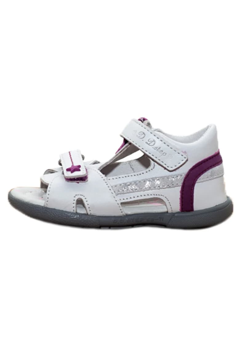 Sandale Fete - Stripes - Felxibile - AC048-800C - Alb -