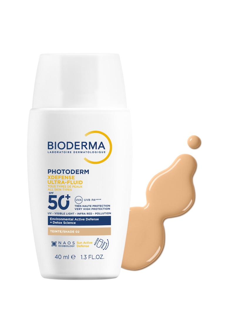 Fluid colorat cu protectie solara Photoderm XDefense Fototip 2 SPF 50 40ml