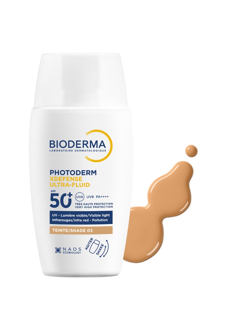 Fluid colorat cu protectie solara Photoderm XDefense Fototip 3 SPF 50 40ml