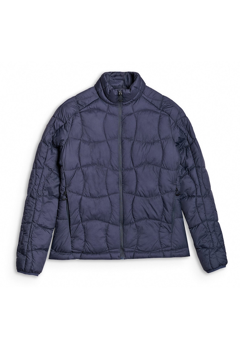 Geaca de puf pentru femei - F531 - Poliamida - antracit - Gri antracit deschis