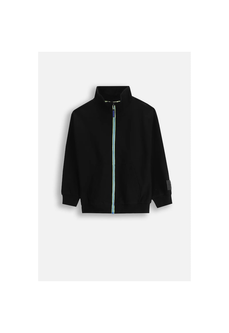 Hanorac copii - Bumbac - Cu fermoar - Negru