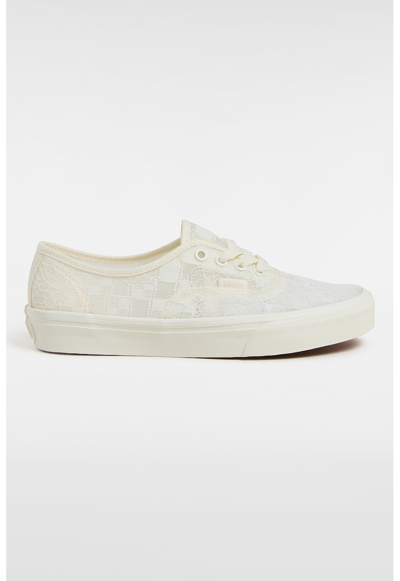 Tenisi low-cut cu siret Chou Chou - Alb murdar