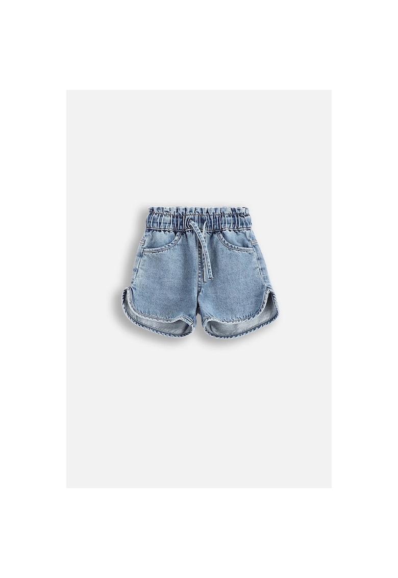 Pantaloni scurti din denim cu talie elastica