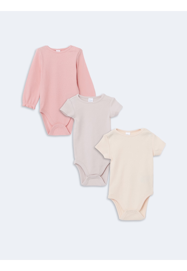 Body uni cu maneci scurte