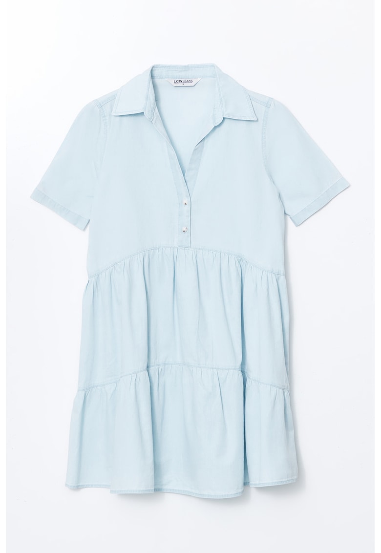 Rochie stratificata din bumbac