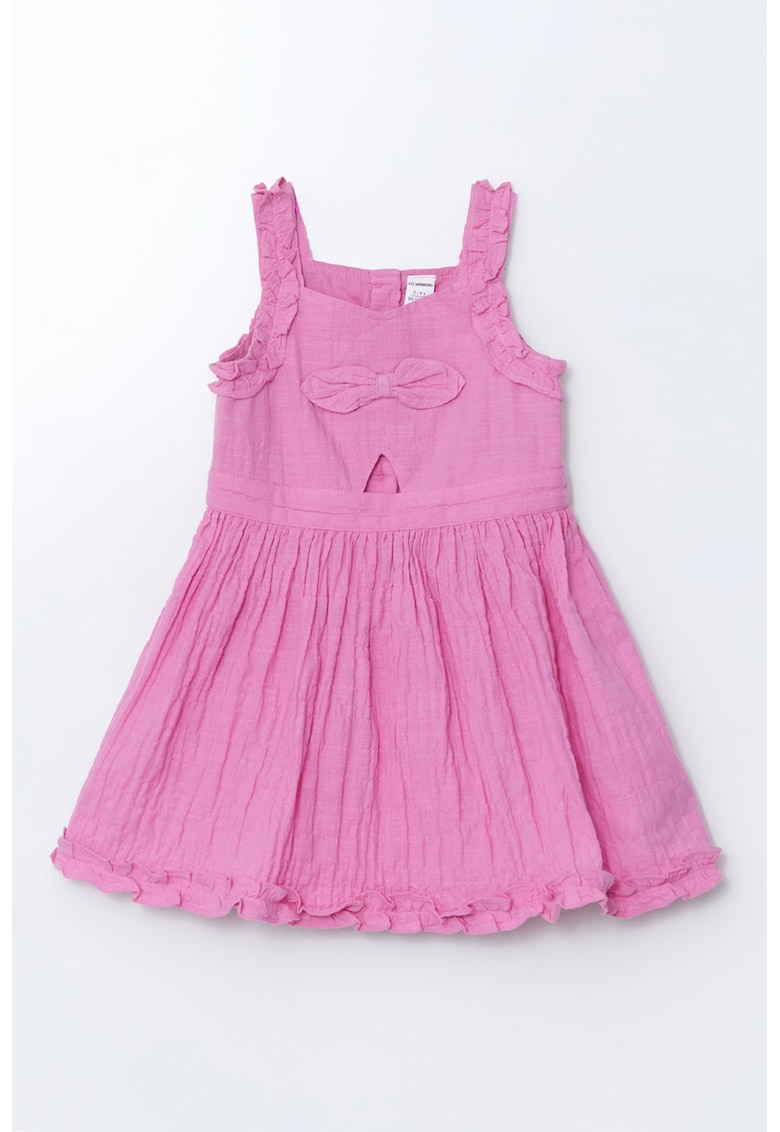 Rochie evazata cu detaliu cu funda