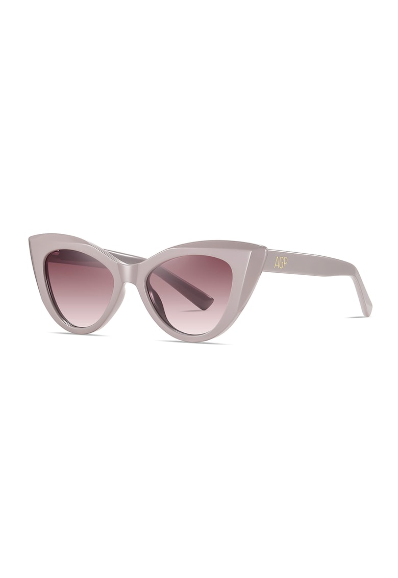 Ochelari de soare cat-eye cu lentile polarizate - Bej deschis
