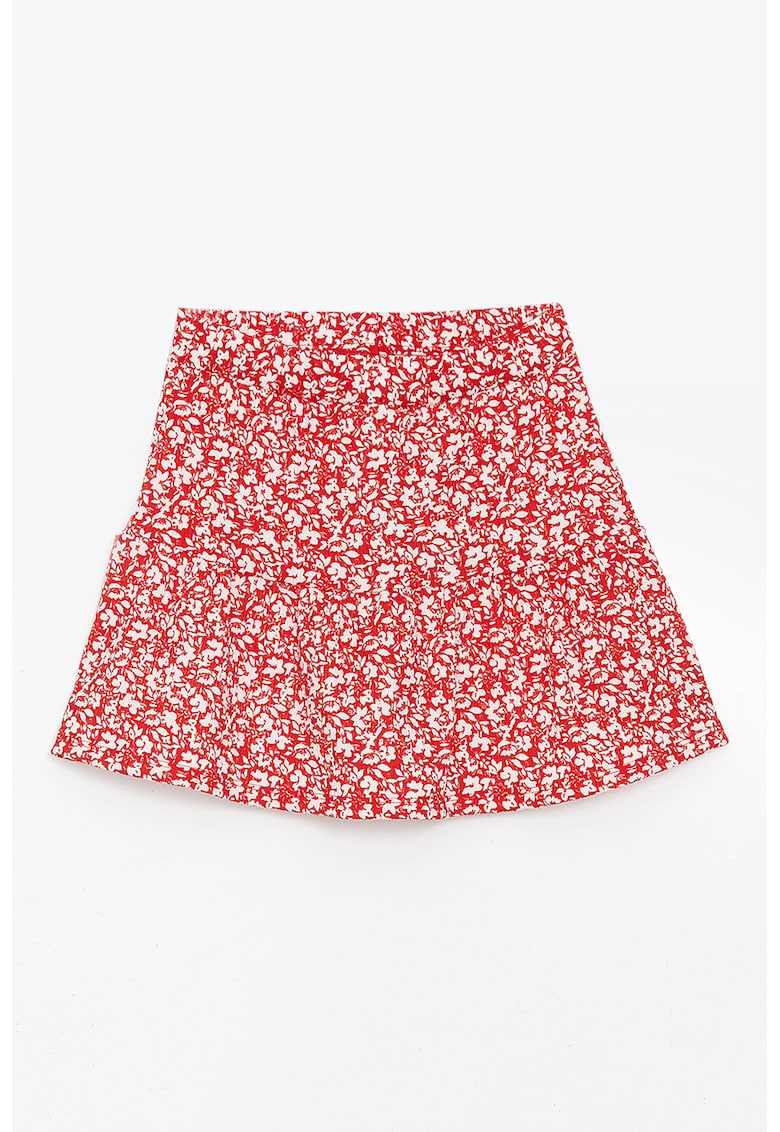 Fusta cu model floral