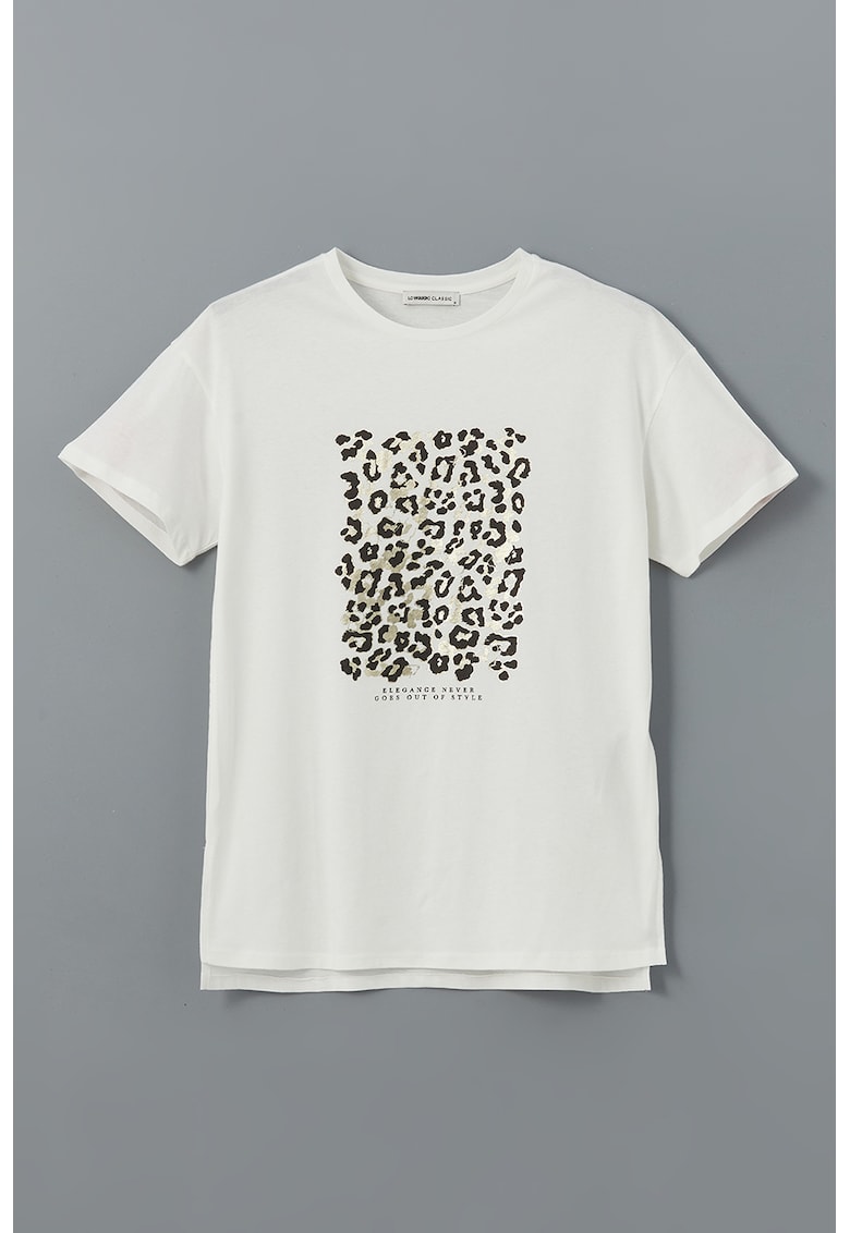 Tricou cu animal print
