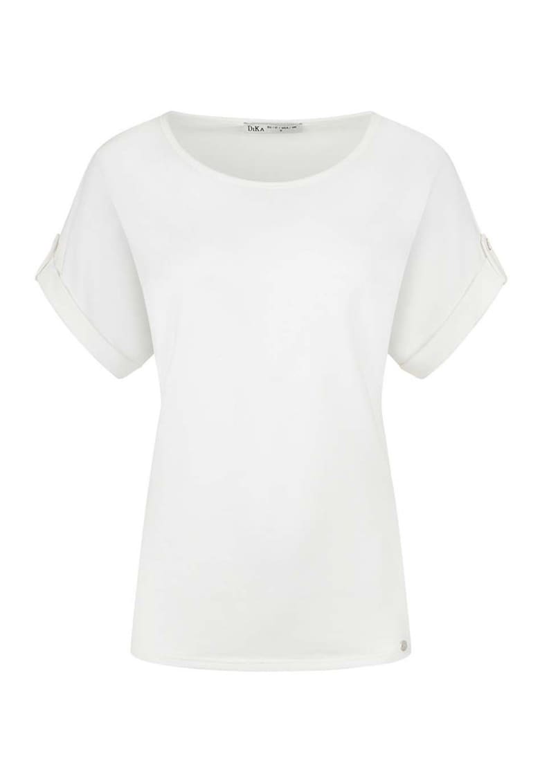 Tricou din amestec de liocel - Alb