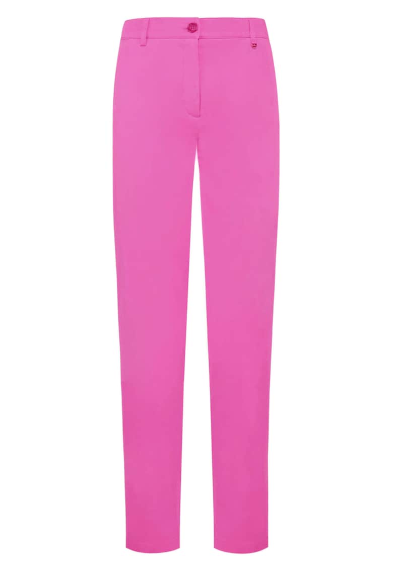 Pantaloni cu buzunare oblice - Fucsia