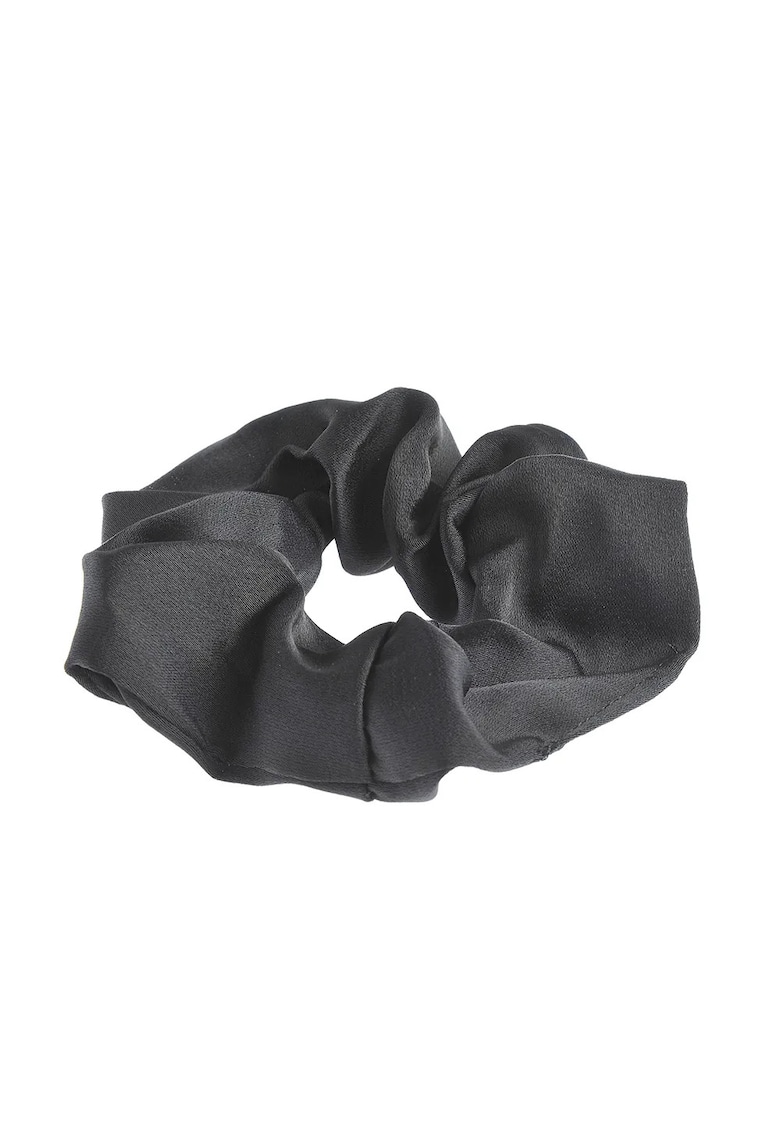 Elastic negru cu aspect satinat