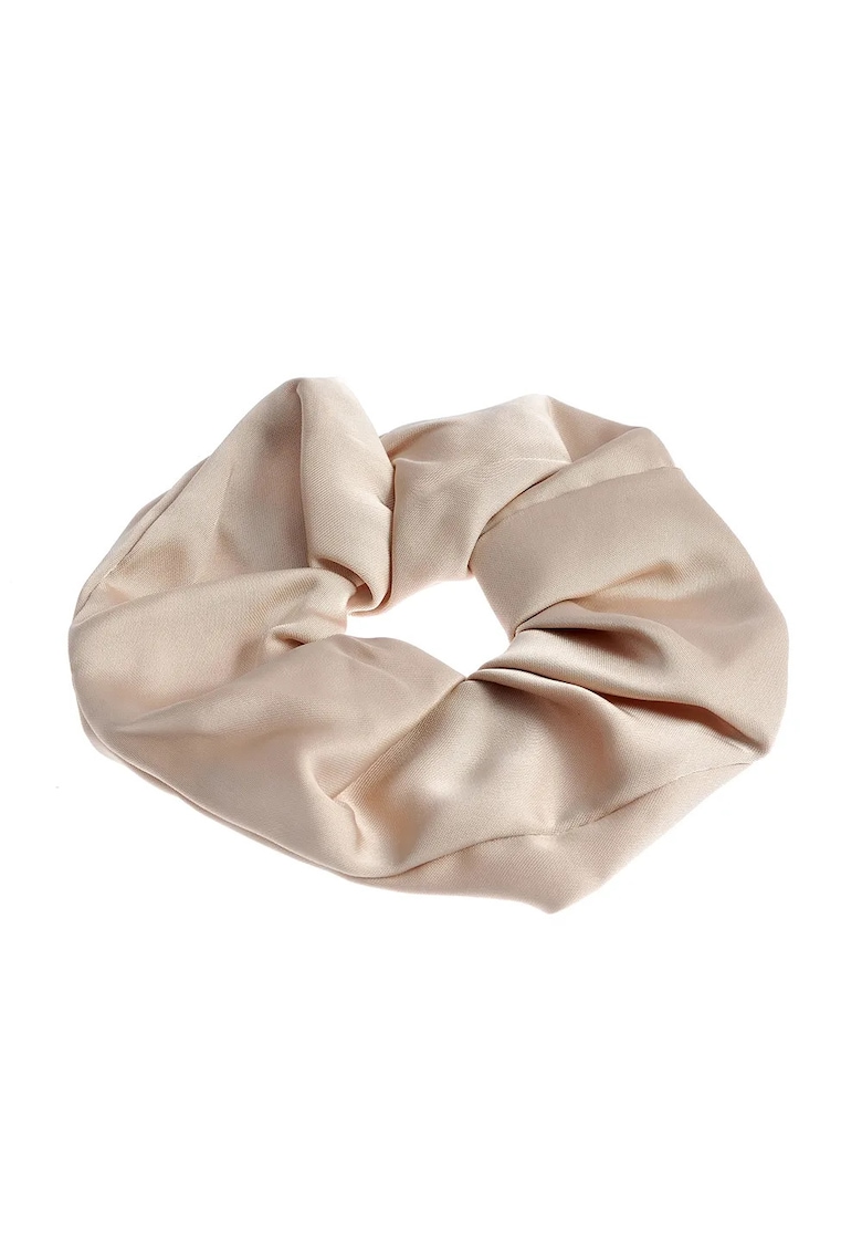 Elastic bej de par cu aspect satinat