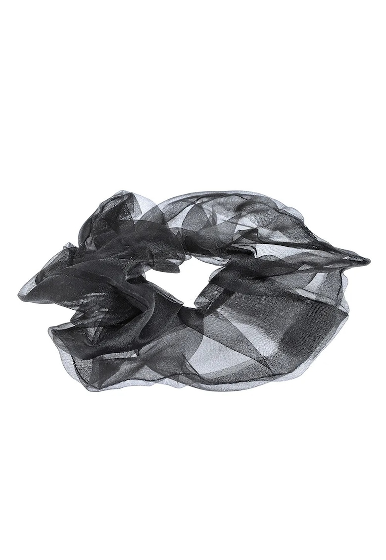 Elastic de par negru cu efect stralucitor