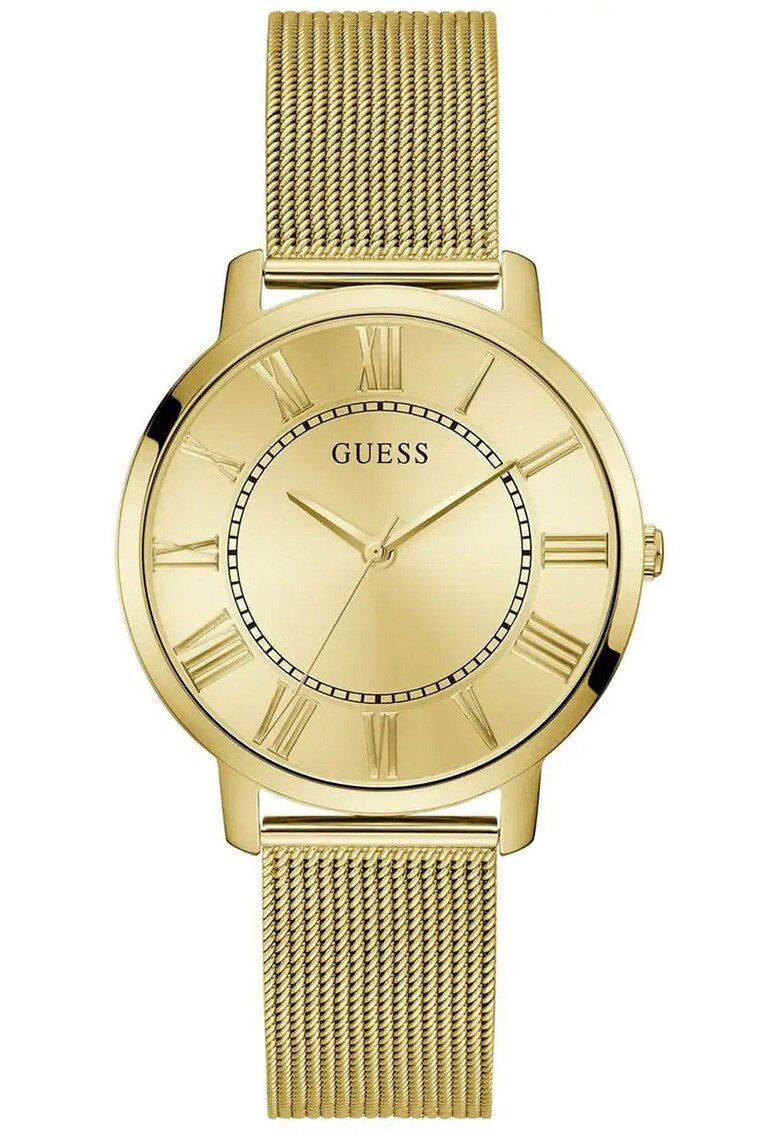 Ceas barbati GW0832G1 - 40mm - auriu - bratara mesh din inox - rezistent la apa 30m