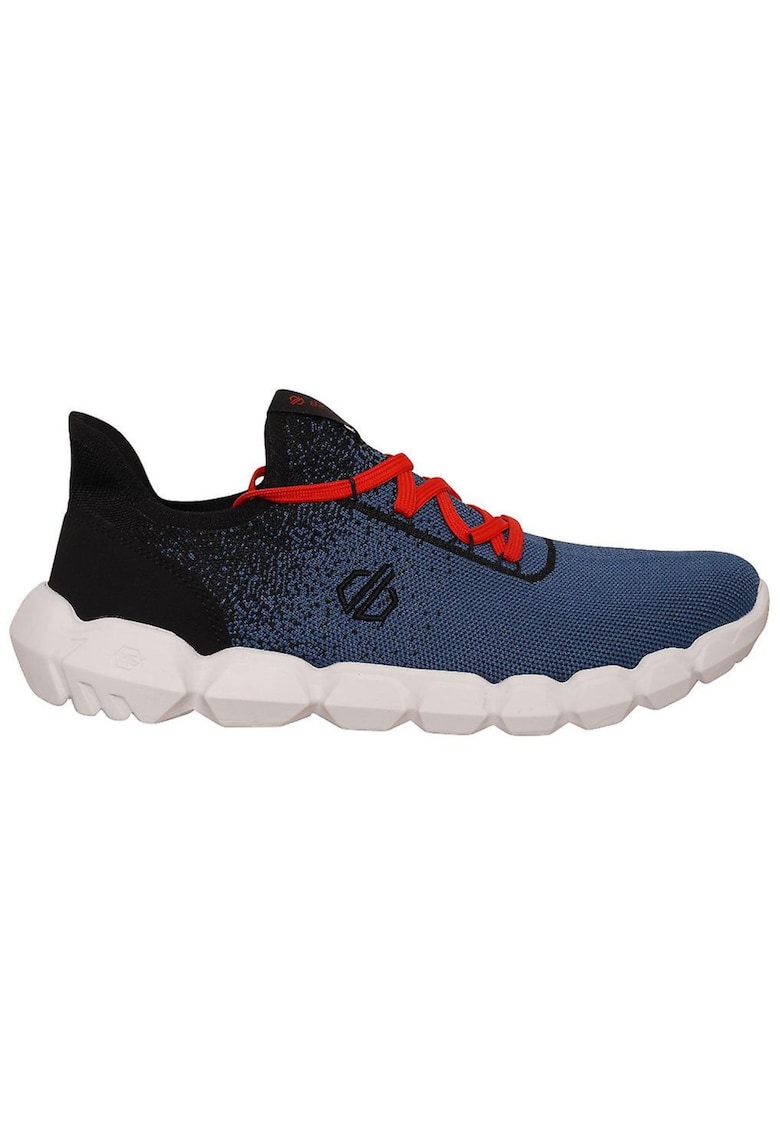 Pantofi sport barbati Hex-At - albastru - material textil - talpa din cauciuc - set de sireturi interschimbabile