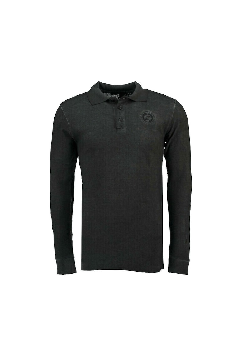 Tricou polo baieti negru - 100% bumbac - cu logo - pentru stil de viata casual - Tricou polo baieti negru - 100% bumbac - cu logo - pentru stil de viata casual -