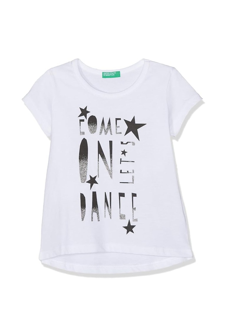 Tricou fete - Bumbac - Alb - Alb
