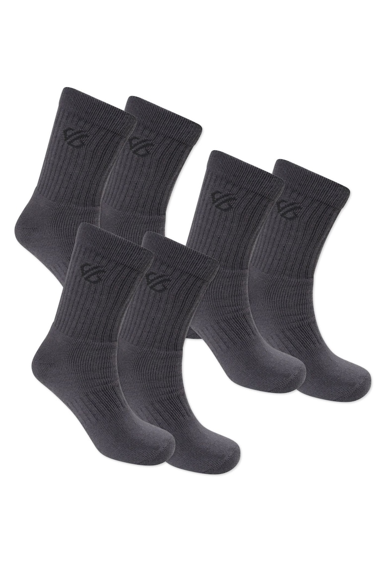 Sosete unisex  Essentials - set de 3 - gri - bumbac - Sosete unisex  Essentials - set de 3 - gri - bumbac -