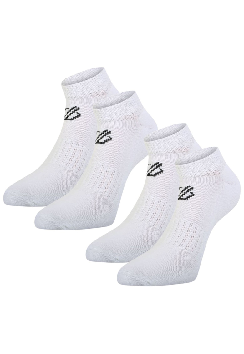 Sosete sport unisex set 2 perechi - alb - bumbac - respirabil -