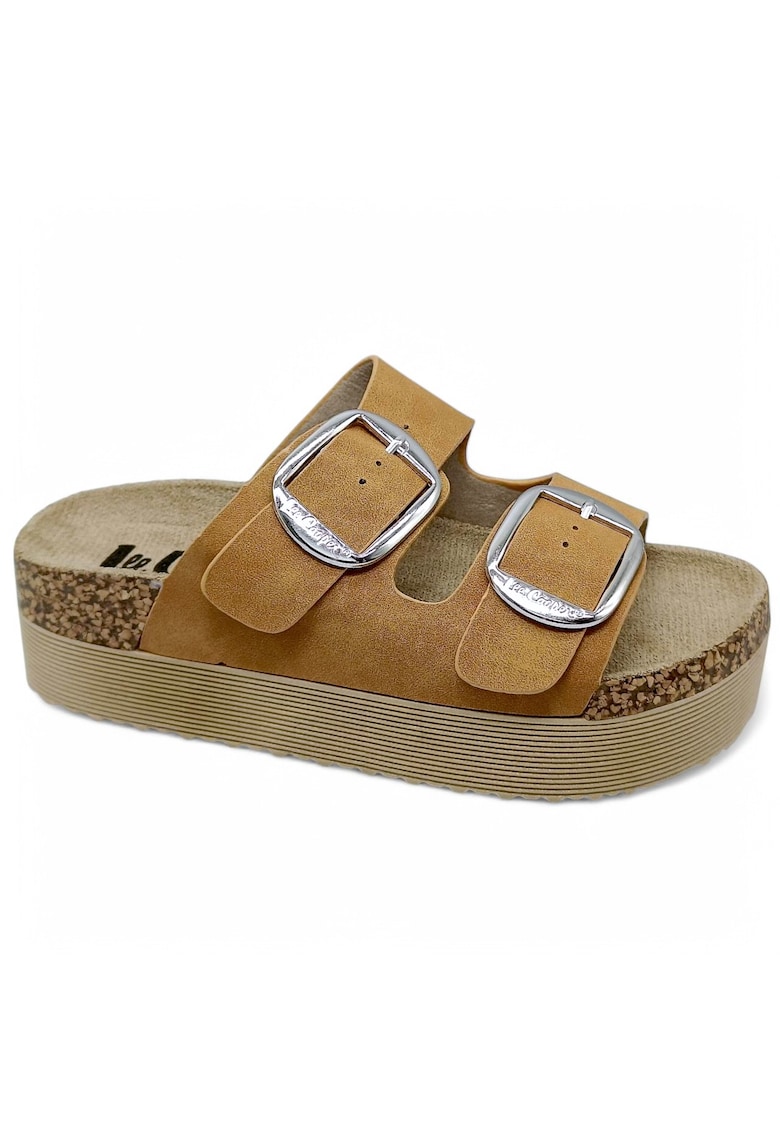 Papuci femei bej - piele - Bej