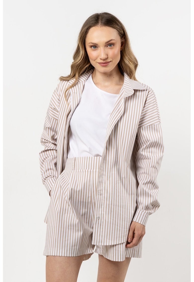 Camasa dama - bumbac - bej