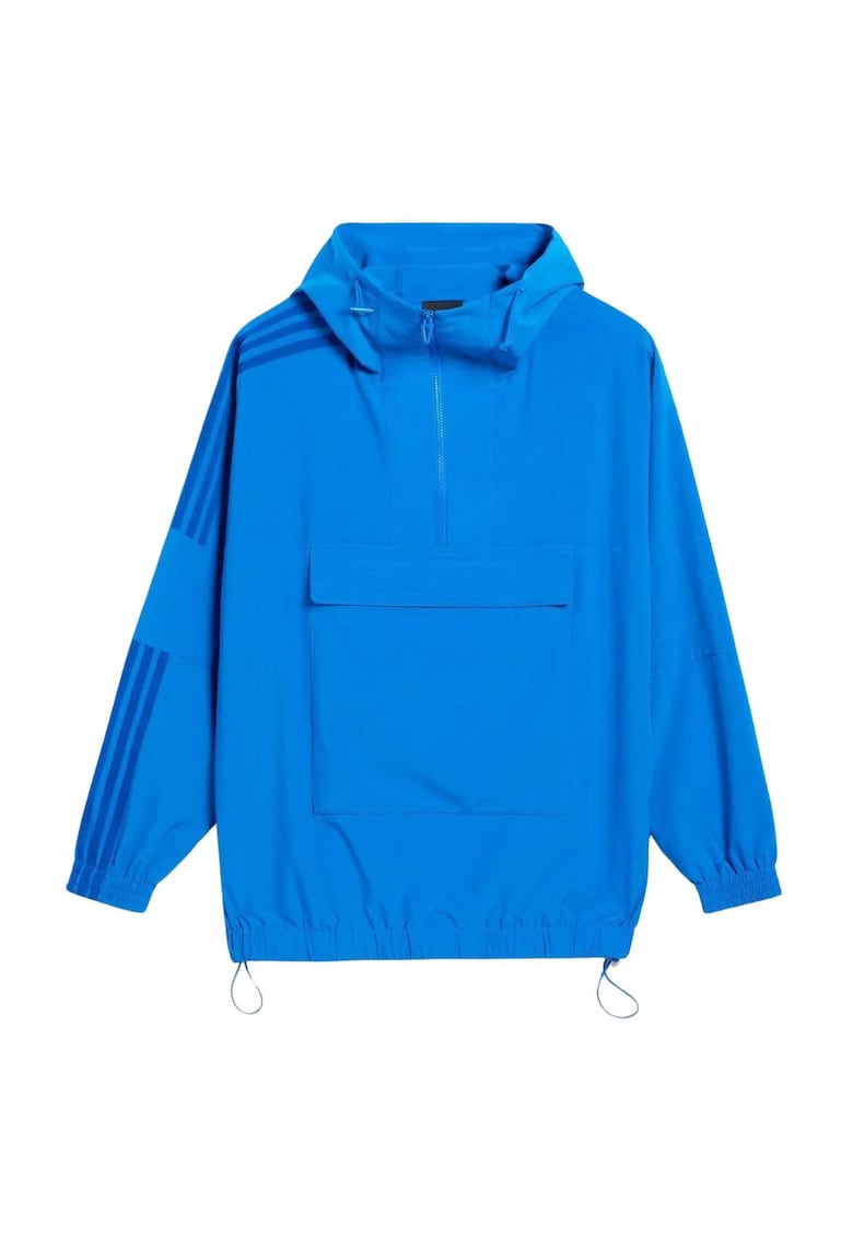 Jacheta unisex x Ivy Park - oversize - albastra - XXS - poliester - cu gluga