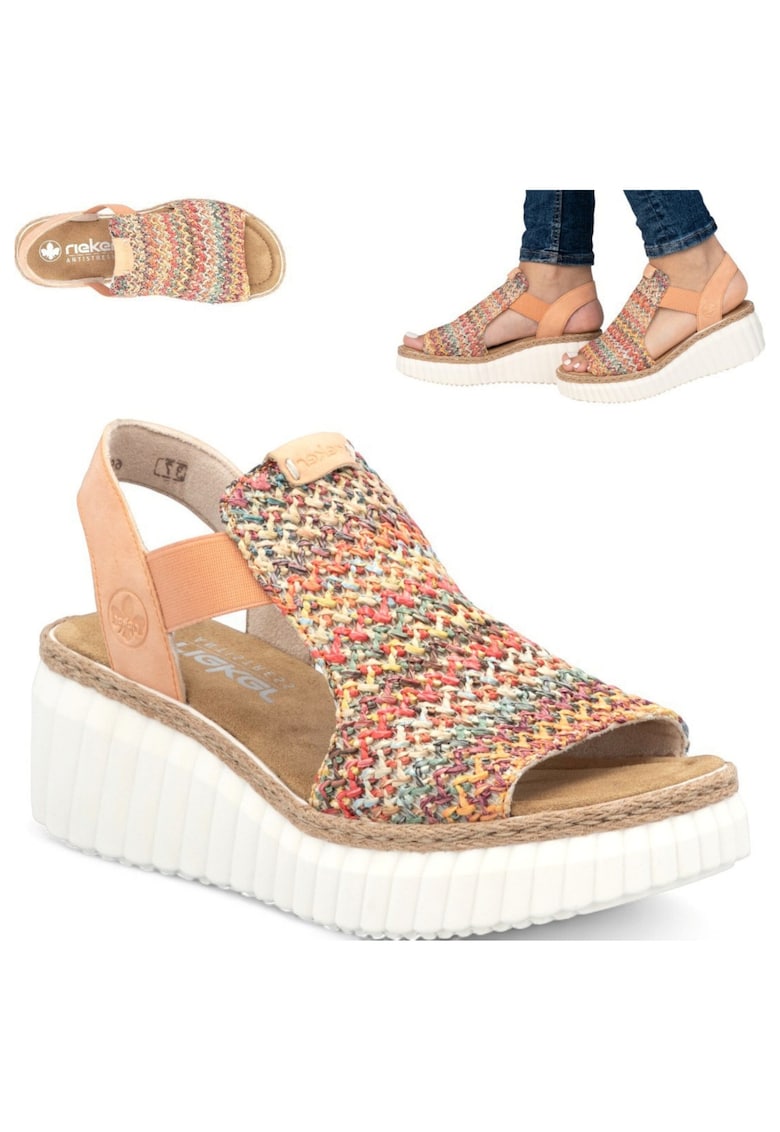 Sandale dama - multicolor - ecologic - confortabile