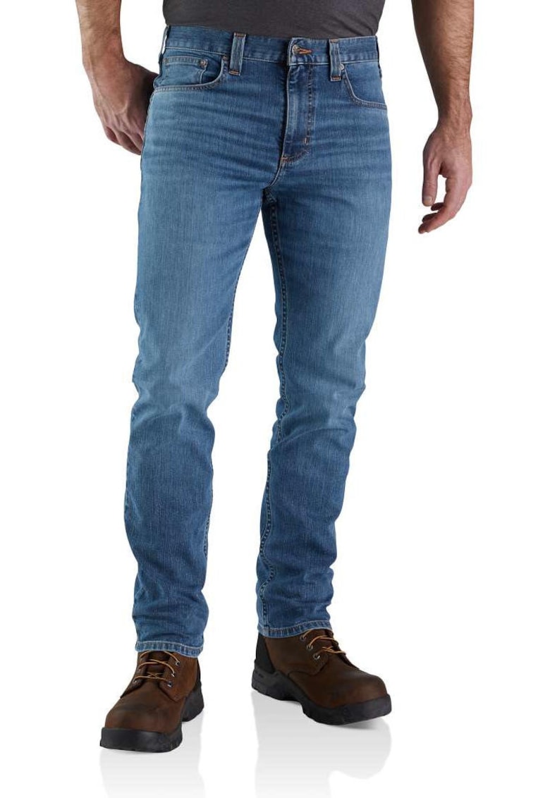 Blugi barbati Rugged Flex - conici - bumbac/poliester/spandex - albastru