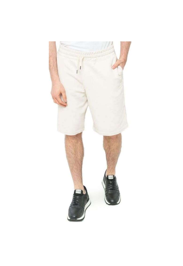 Guess Pantaloni scurti uni cu talie medie -