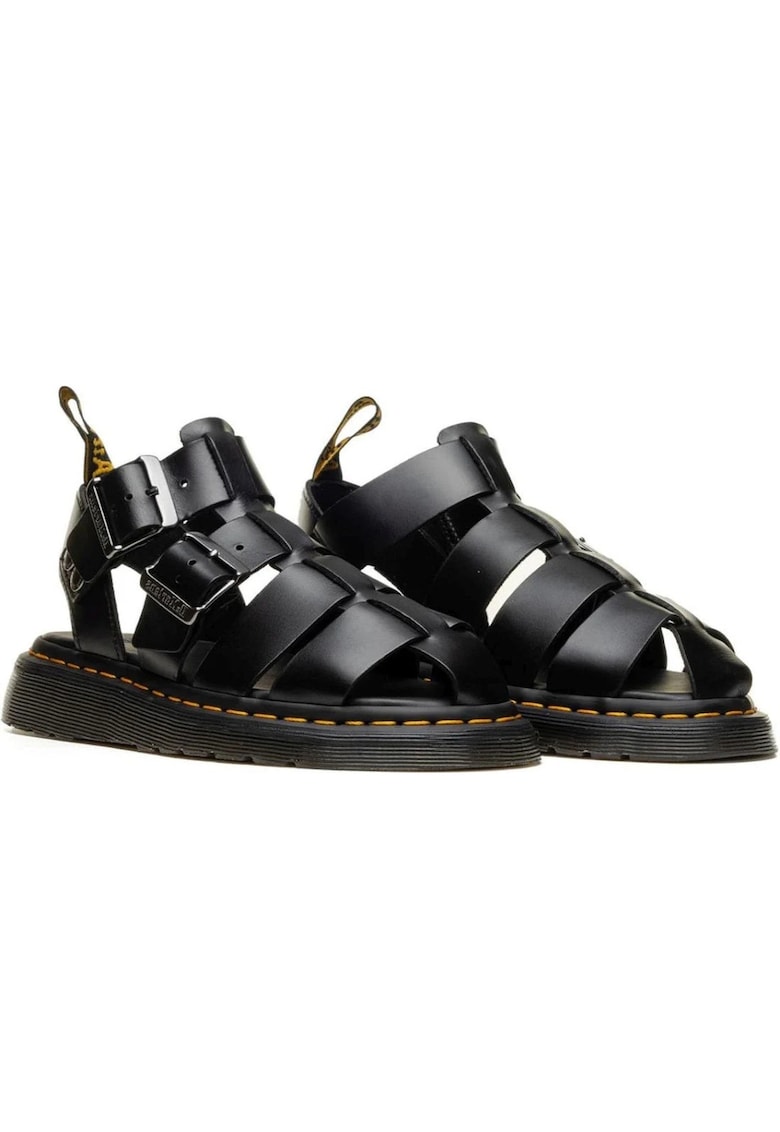 Sandale dama - piele naturala - negru - 41