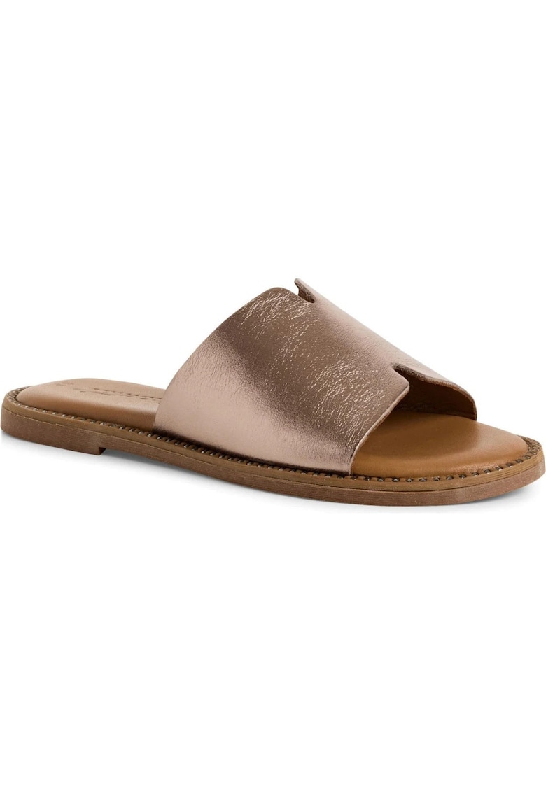 Saboti casual - maro - piele naturala -
