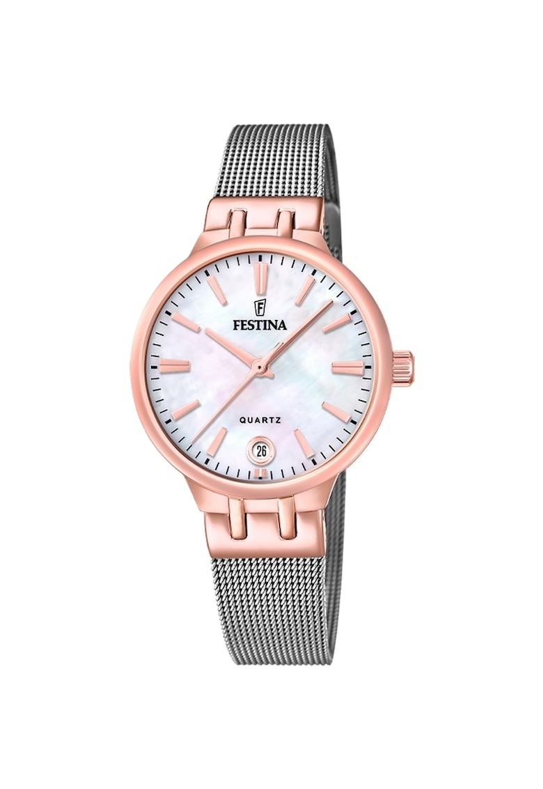 Ceas dama Quartz - Argintiu