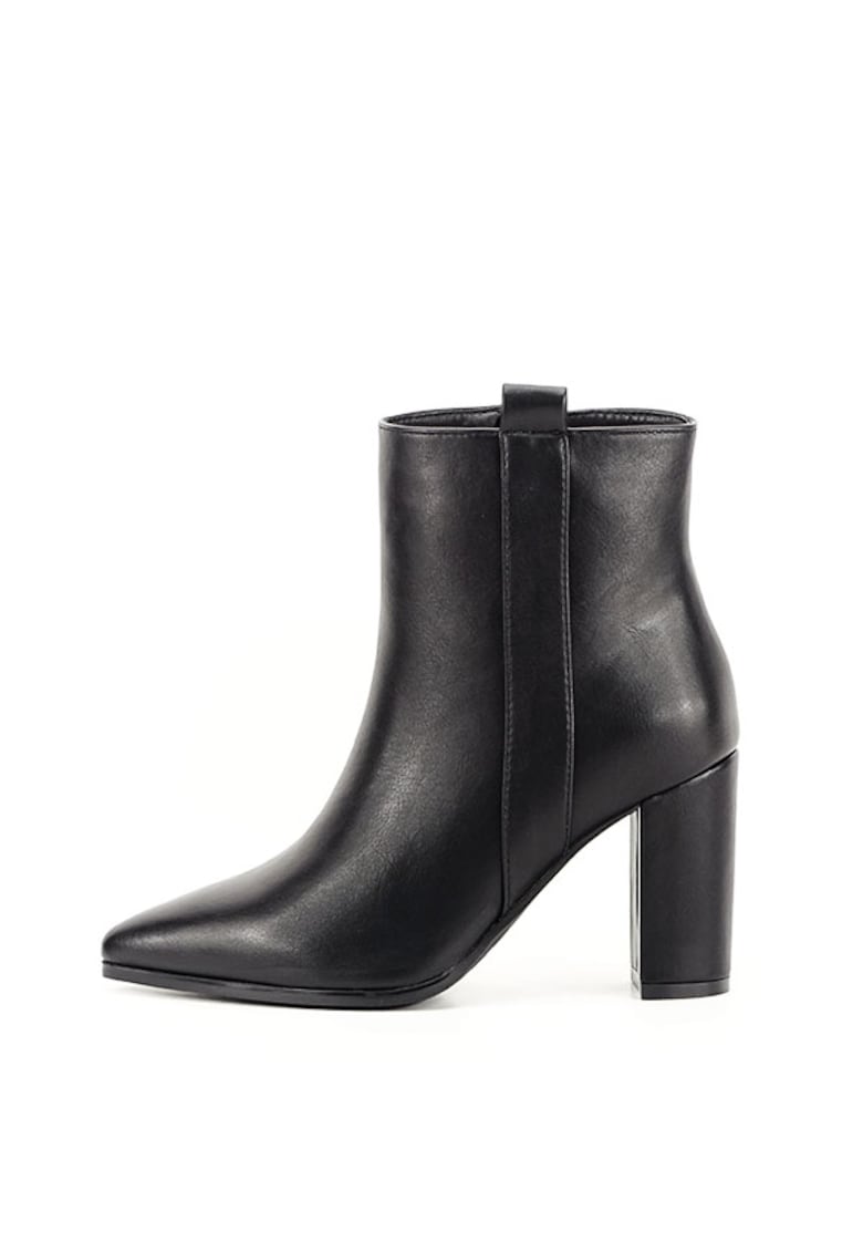 Botine negre office/casual Ginger 117 6730