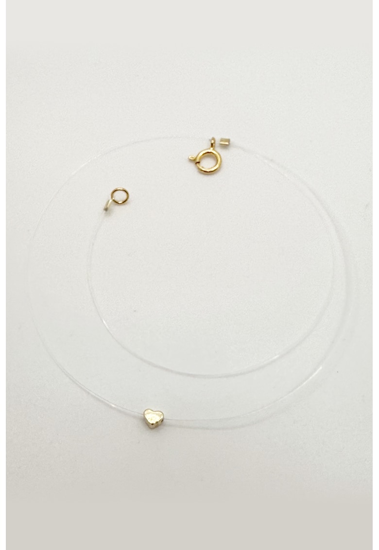 Colier cu pandantiv din argint placat cu aur de 14K - Auriu