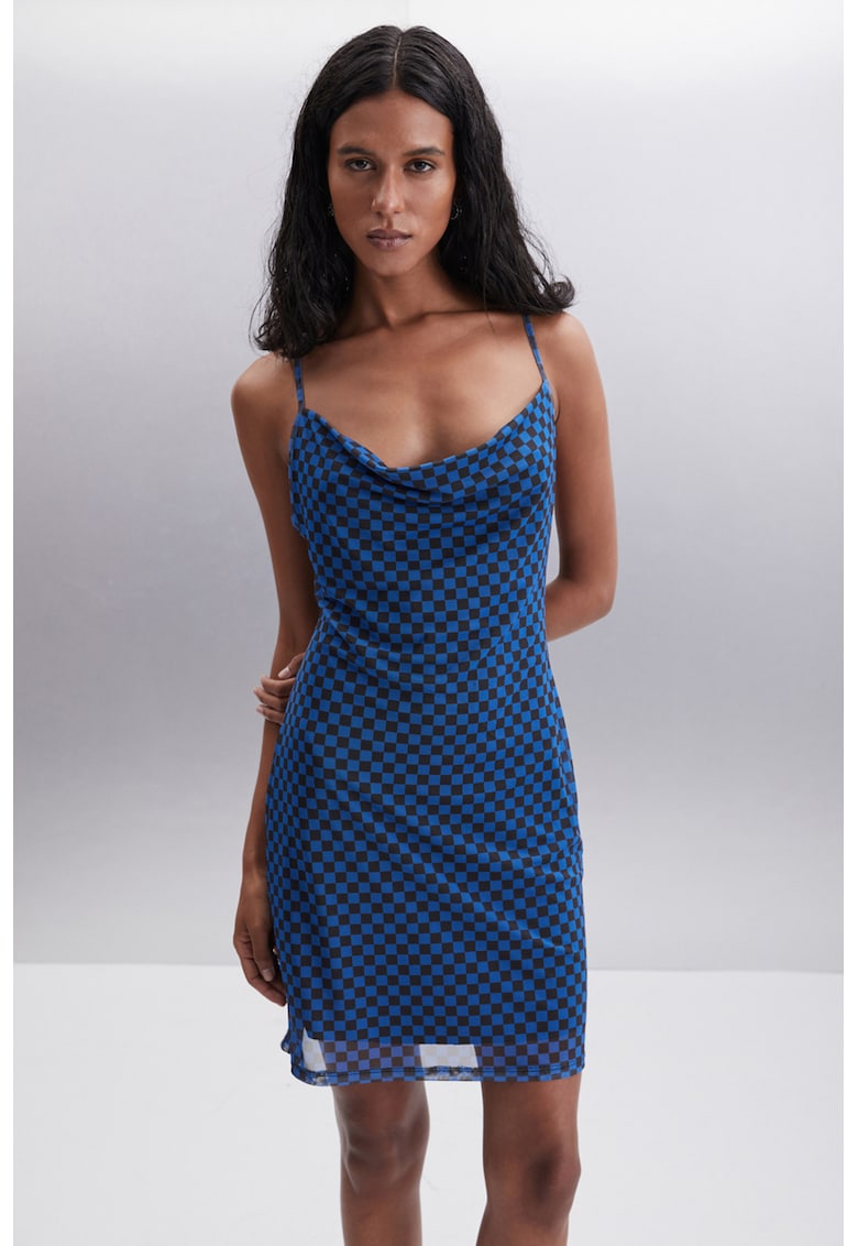 Rochie mini cu imprimeu grafic