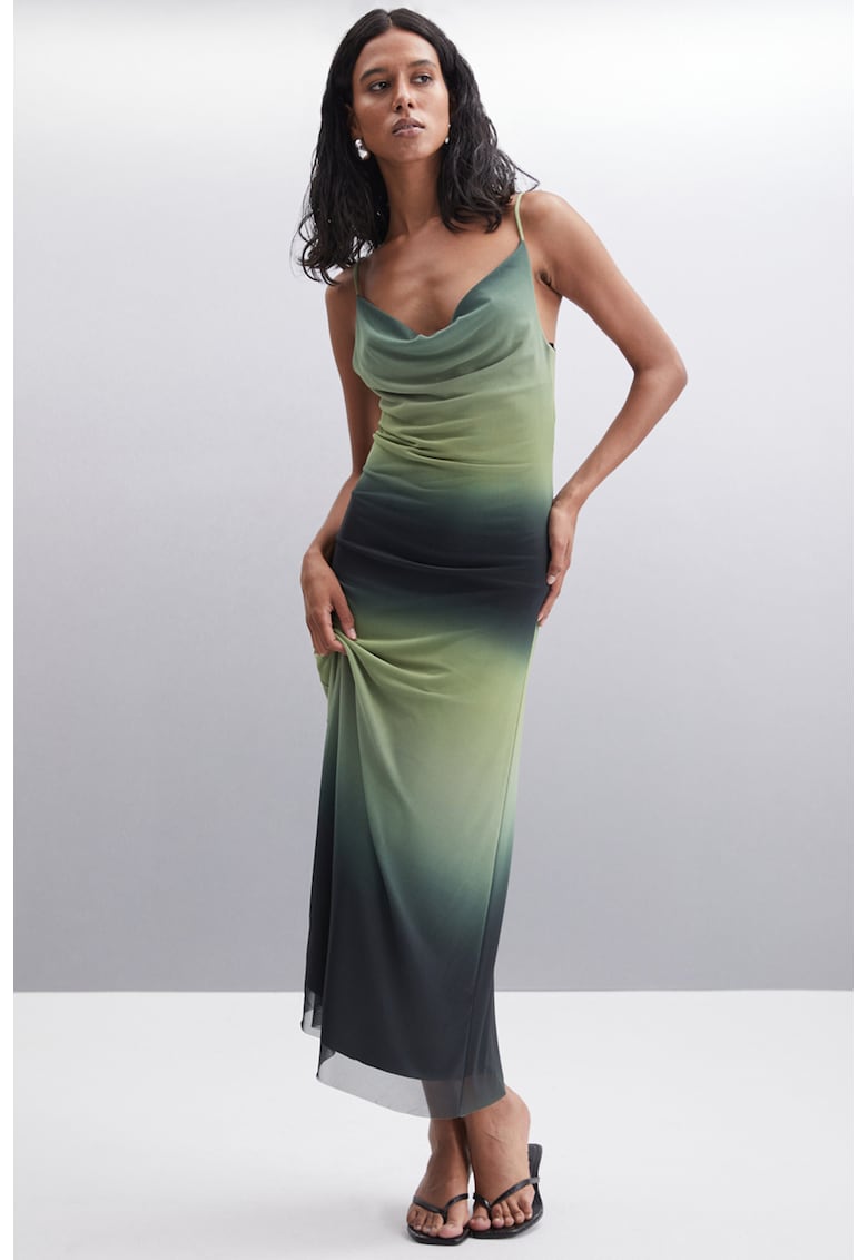 Rochie lunga cu terminatie din tul Aracely