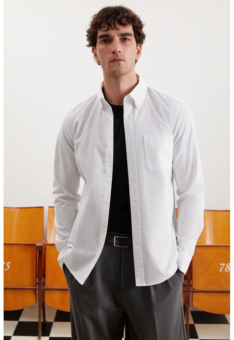 Camasa cu maneci lungi - Alb