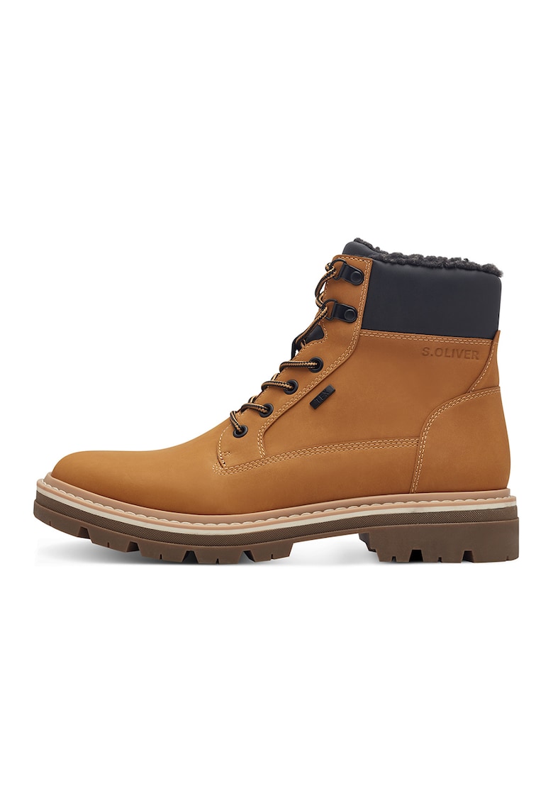 Bocanci cu sireturi si fermoar