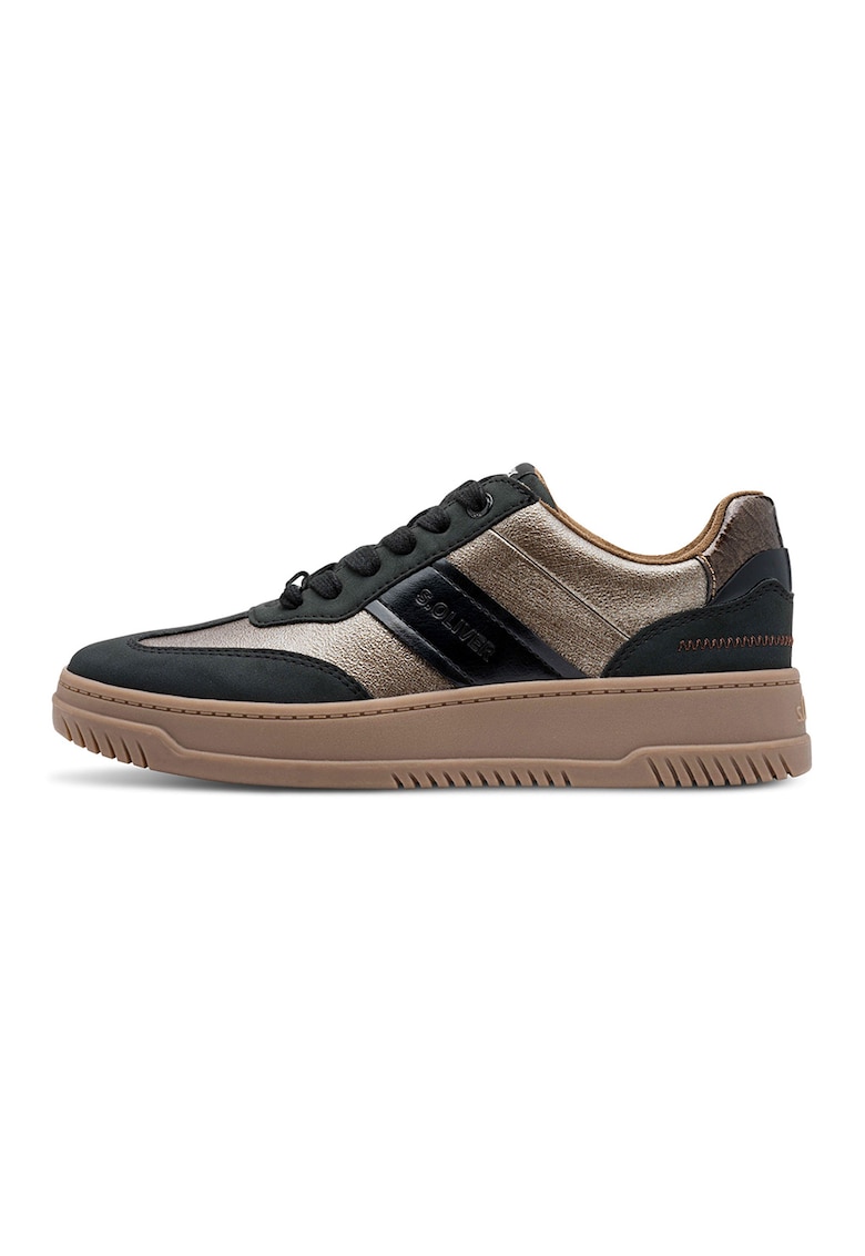 Pantofi sport low-cut de piele ecologica