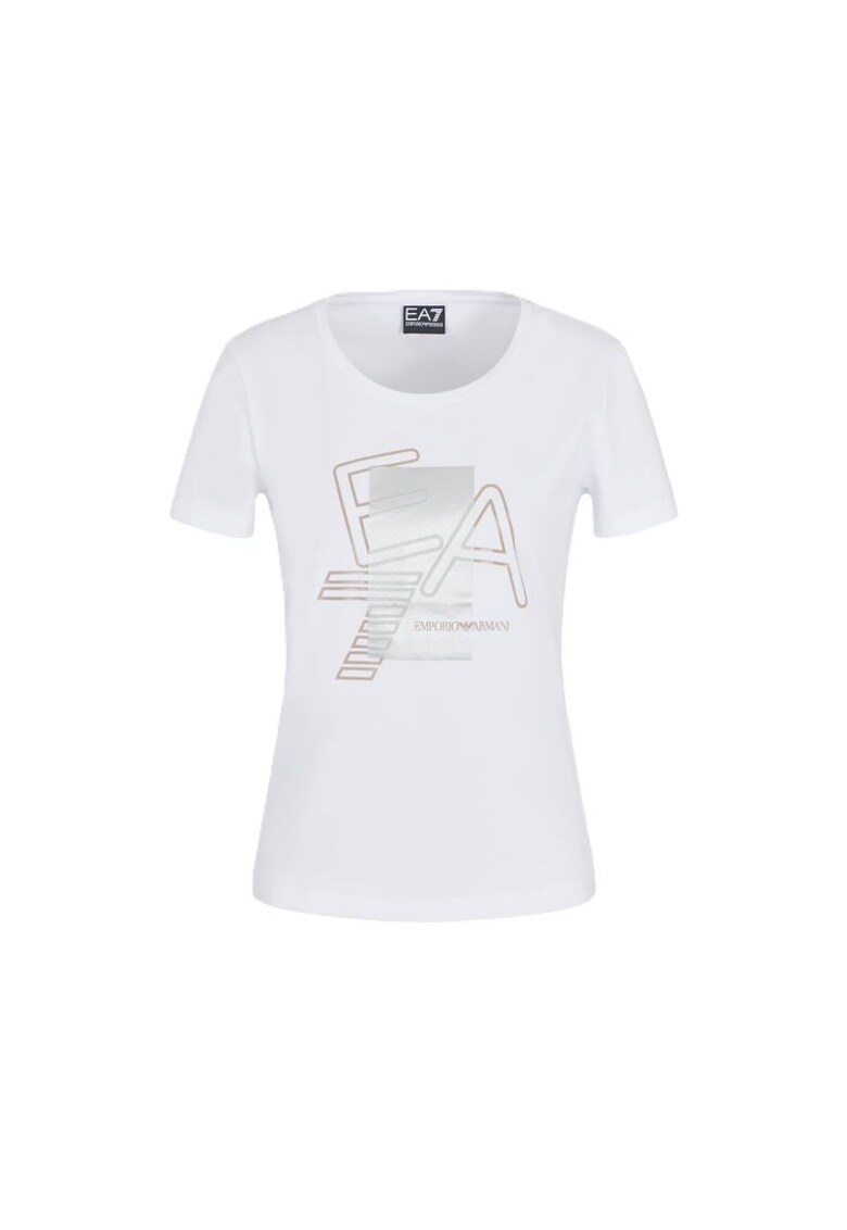 Tricou W TEE SS BOX LOGO CROSSOVER-7W000187-AF10373-U0002