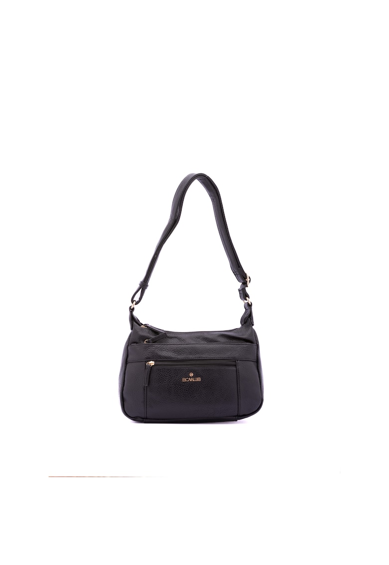 Geanta crossbody din piele ecologica - Negru