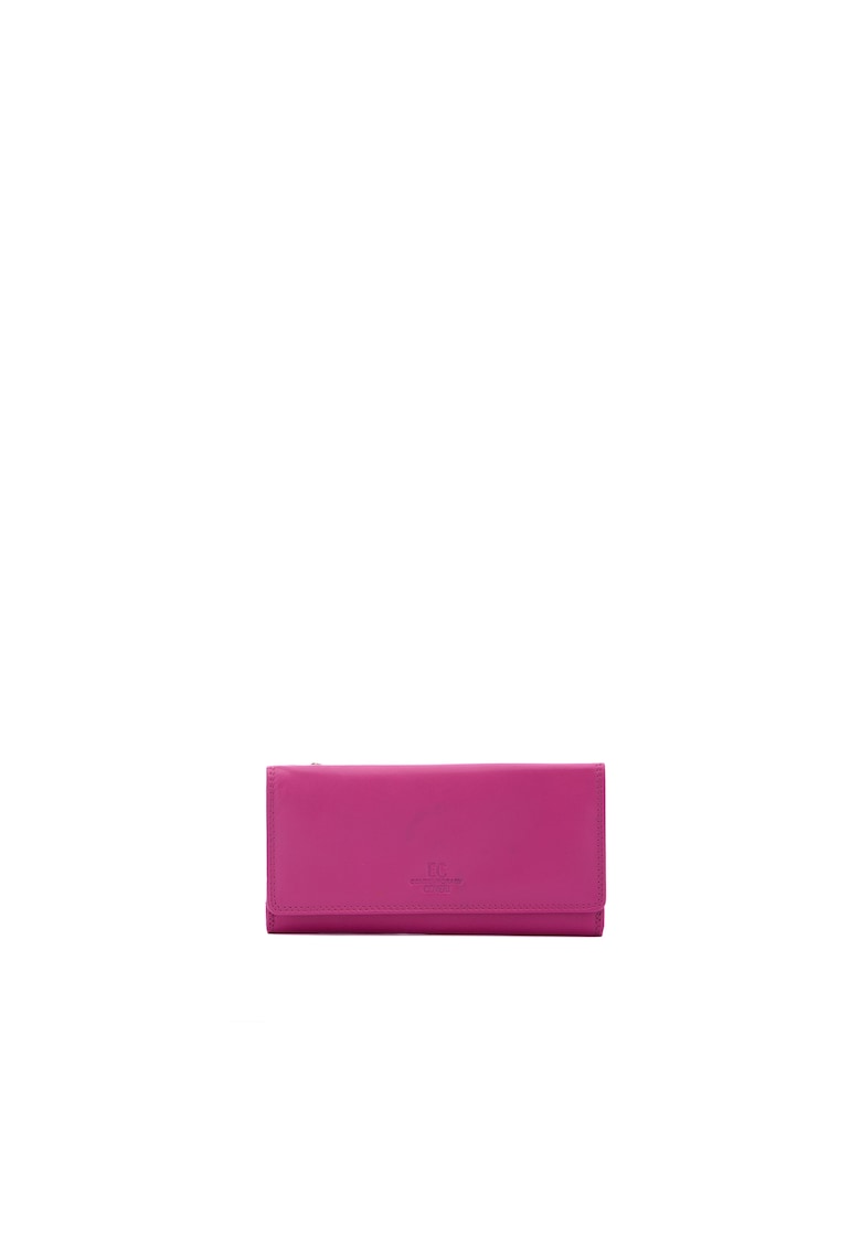 Portofel pliabil din piele ecologica - Fucsia