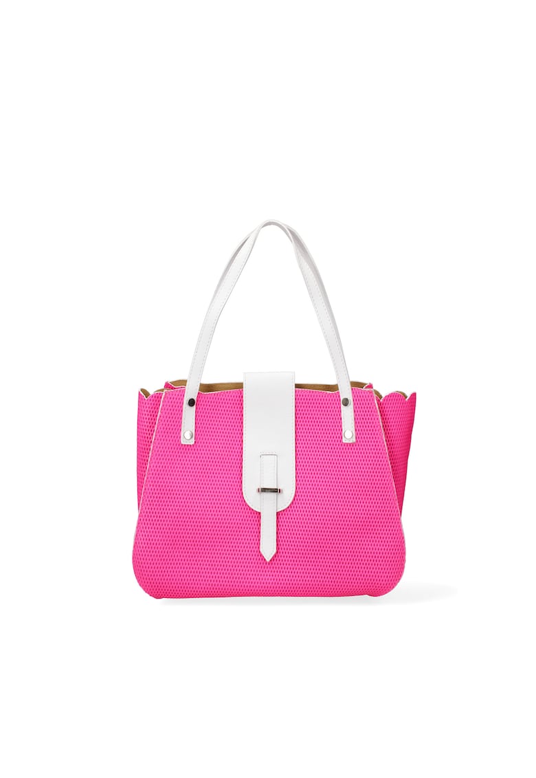 Gave Lux Geanta cu aspect texturat - Fucsia