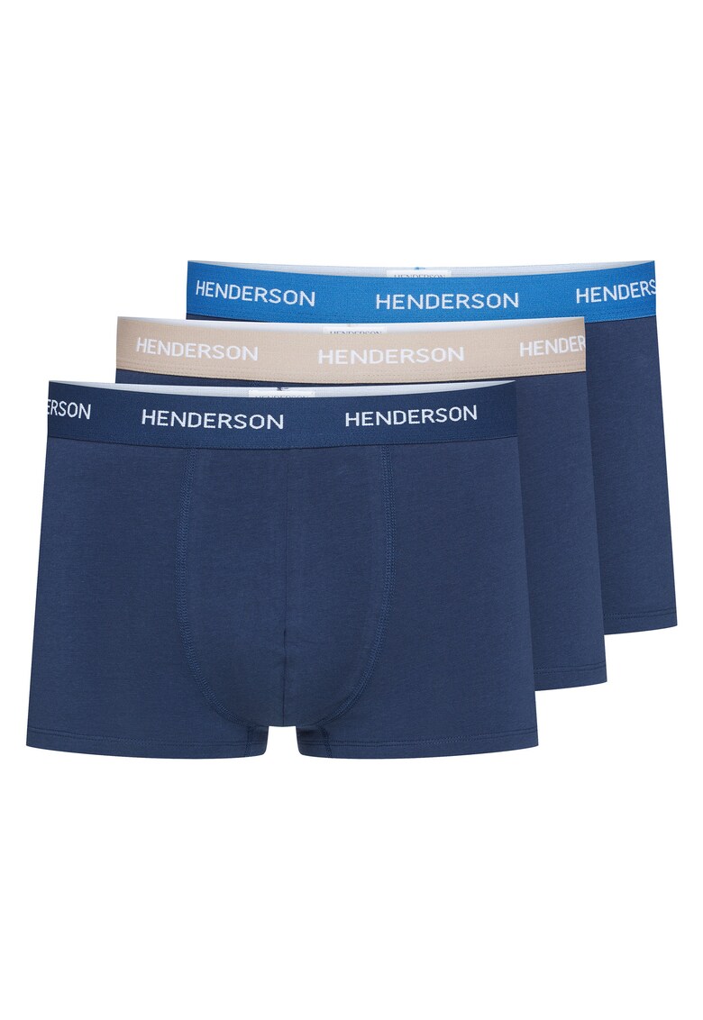 Set boxeri barbati - Bumbac - Bleumarin - 3 perechi