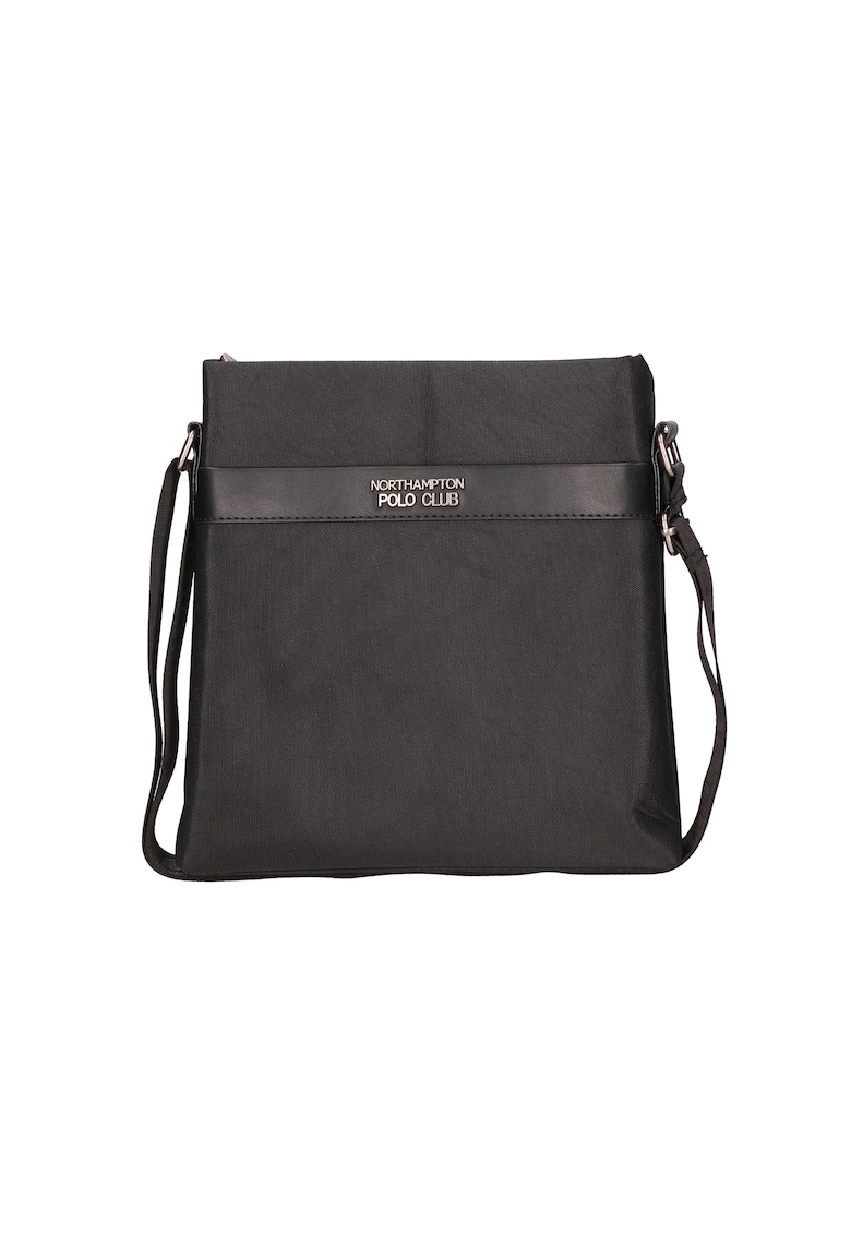 Geanta crossbody din material textil - Negru