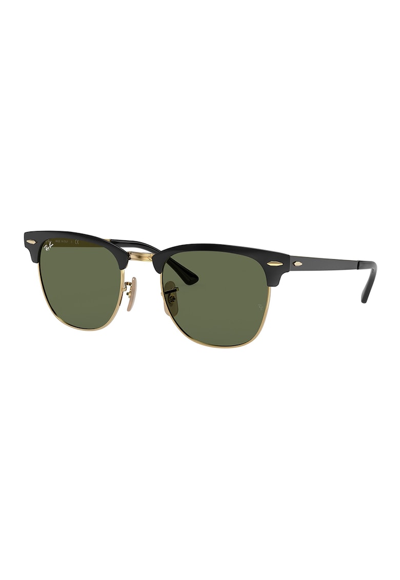 Ochelari de soare clubmaster unisex - Auriu/Negru