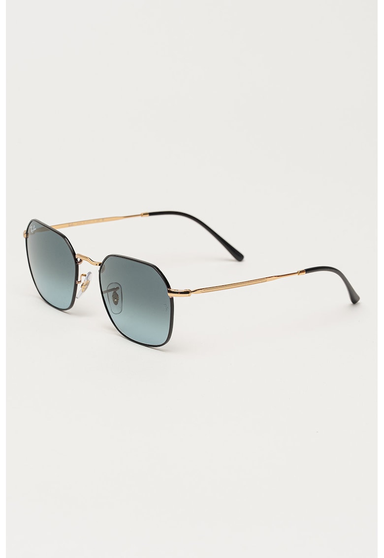 Ochelari de soare unisex cu lentile in degrade - Auriu