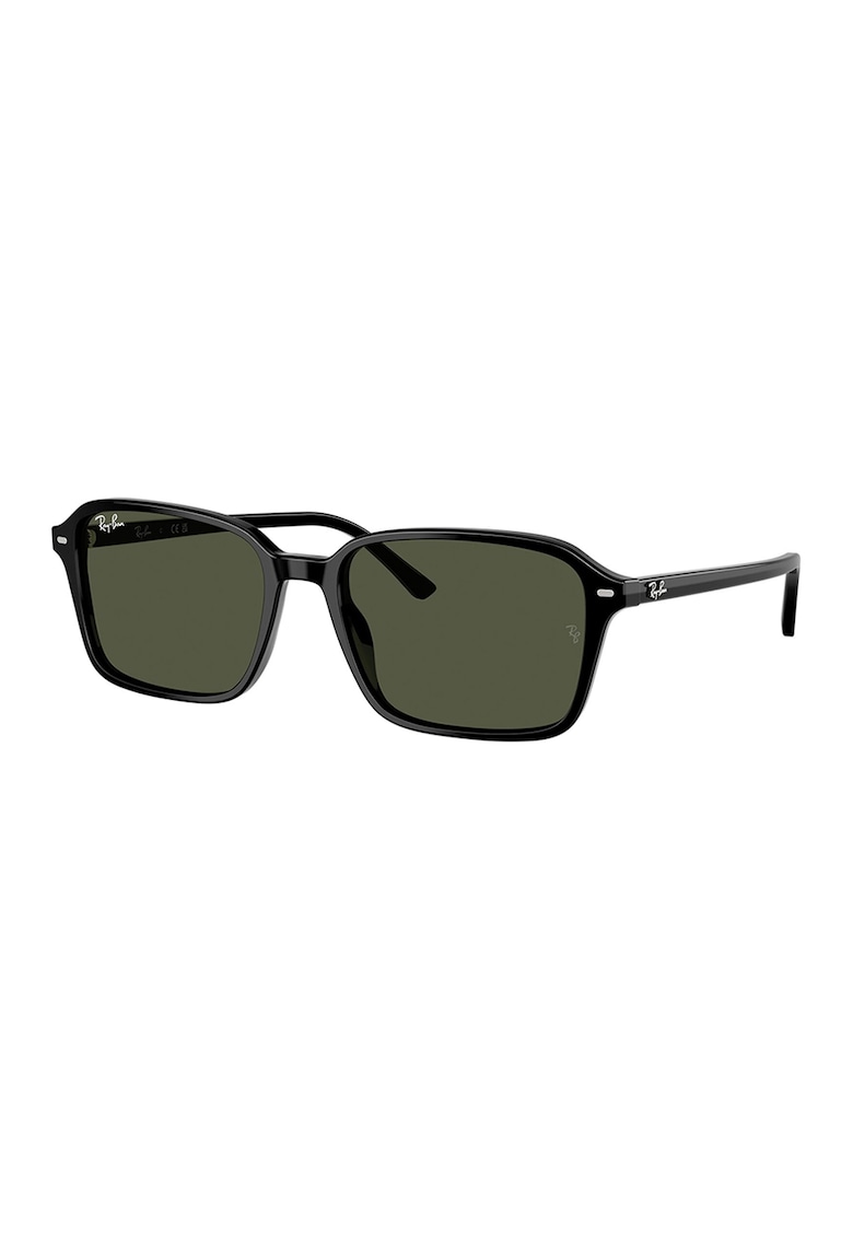 Ochelari de soare patrati unisex - Negru